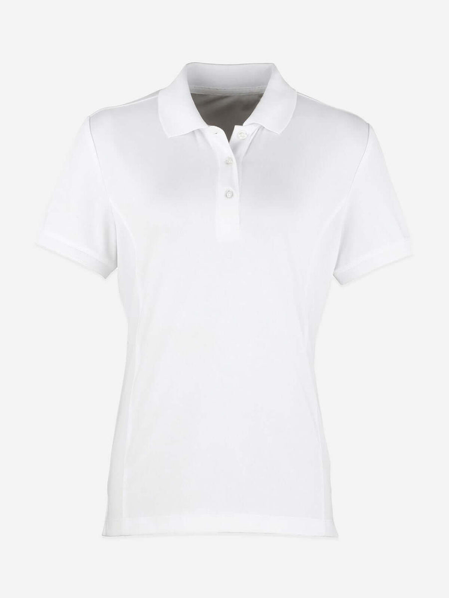 Damen Piqué-Poloshirt - White
