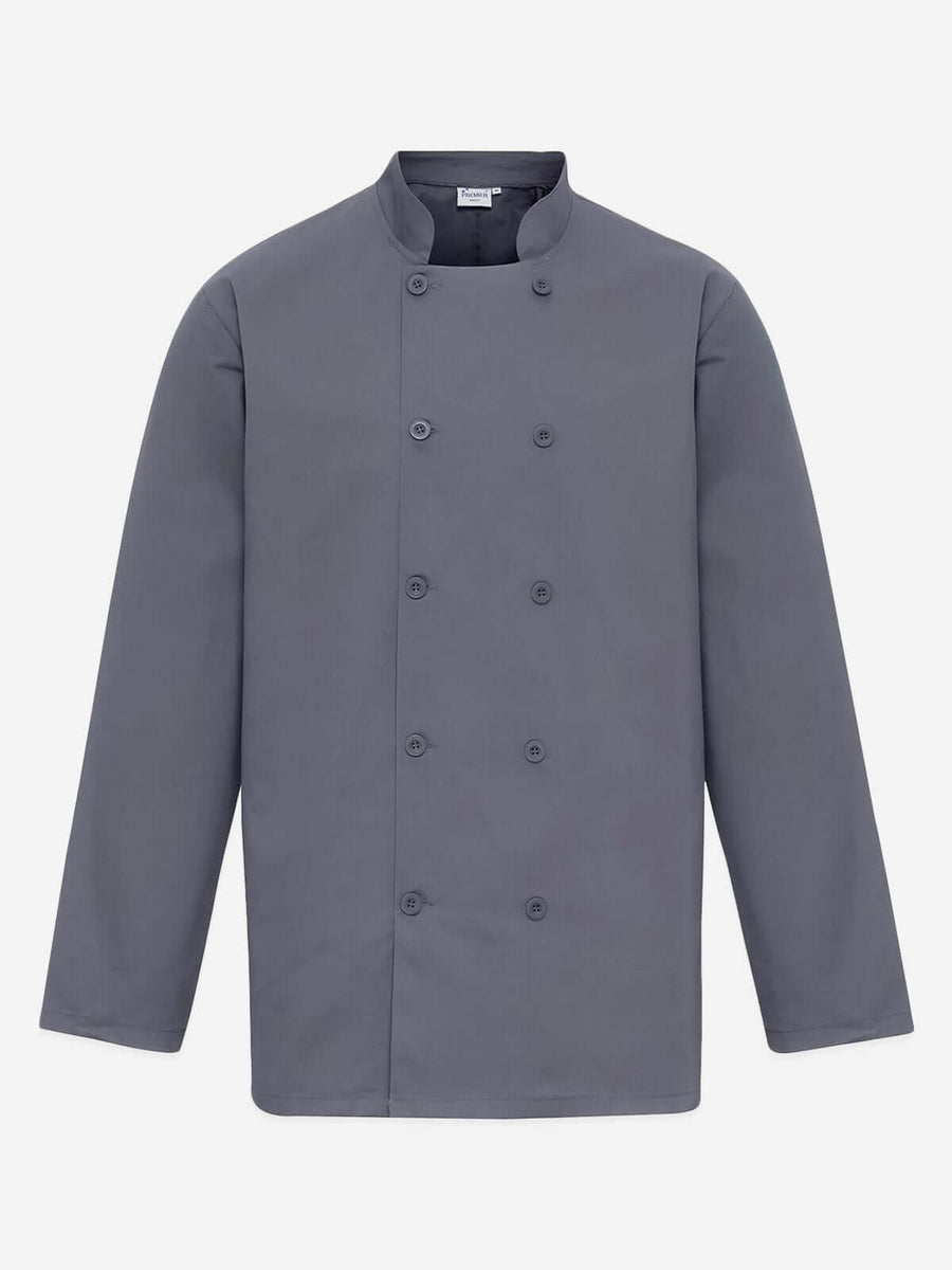 Unisex Long Sleeve Chef Jacket with Buttons