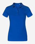 Damen Jersey Polo - Royal Blue Vorne