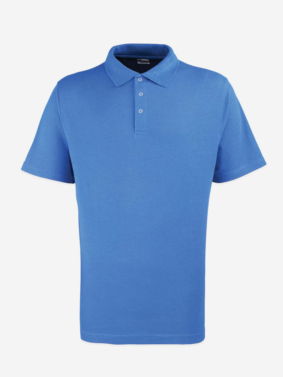 Herren Poloshirt mit Druckknöpfen - Royal Blue