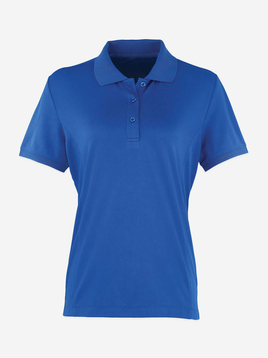 Damen Piqué-Poloshirt - Royal Blue